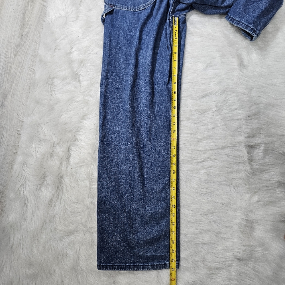 Y2K DICKIES Men's Blue Denim Overalls - Picture 9 of 9